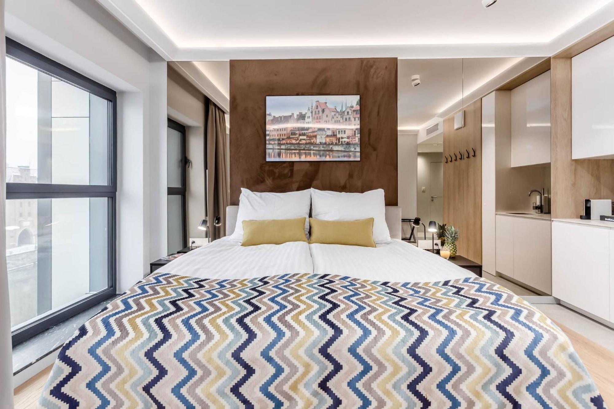 Apartamenty Deo Plaza By Rent Like Home 格但斯克 外观 照片