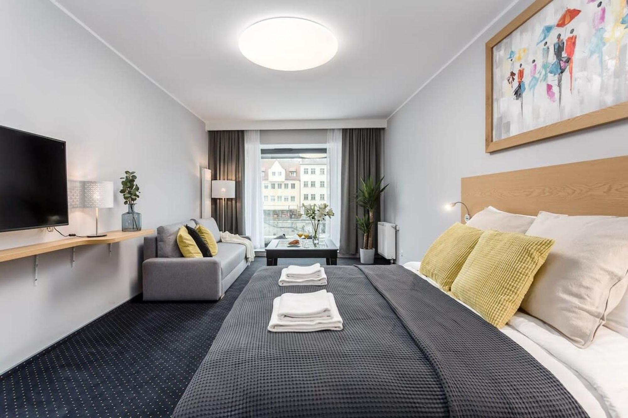 Apartamenty Deo Plaza By Rent Like Home 格但斯克 外观 照片