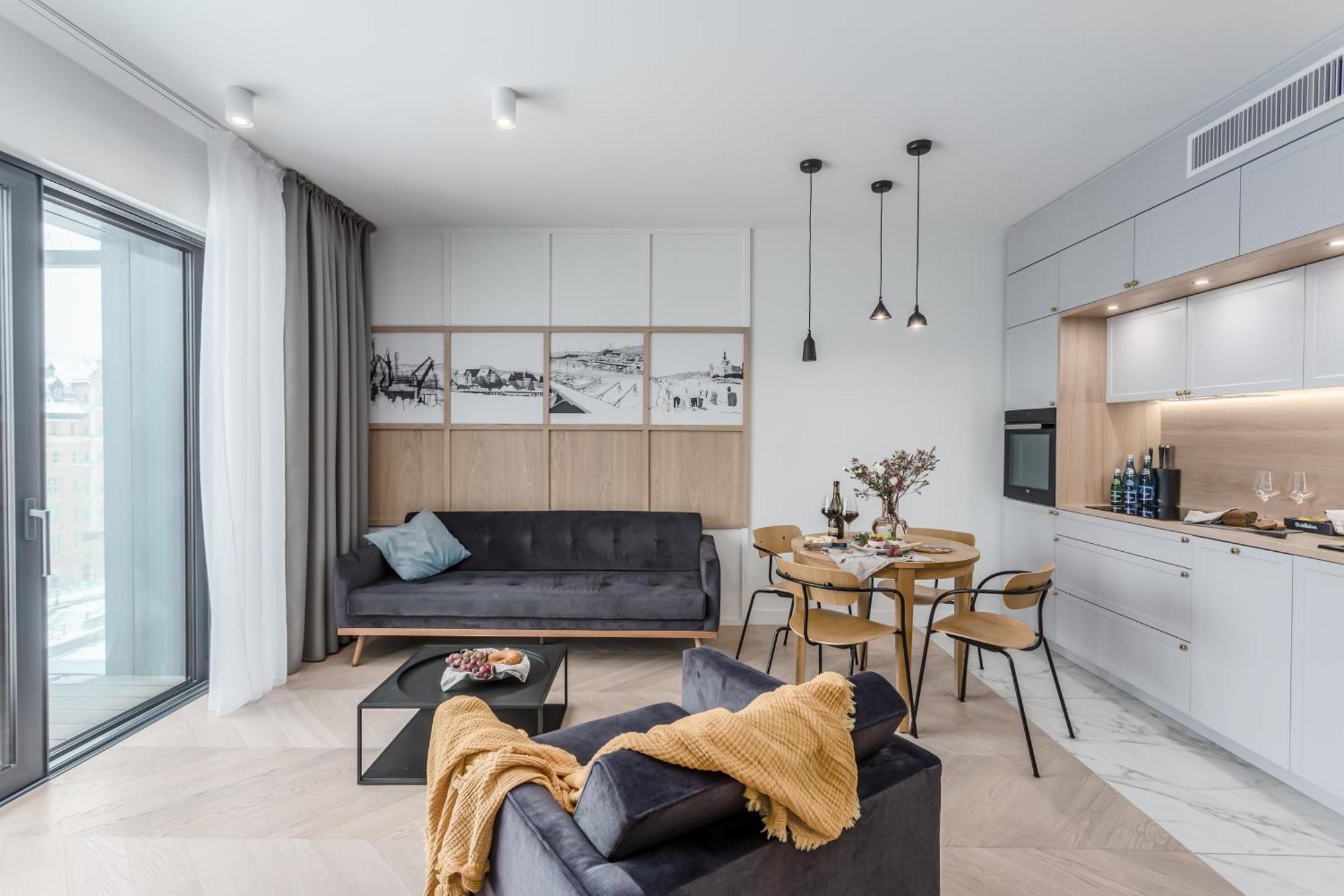 Apartamenty Deo Plaza By Rent Like Home 格但斯克 外观 照片