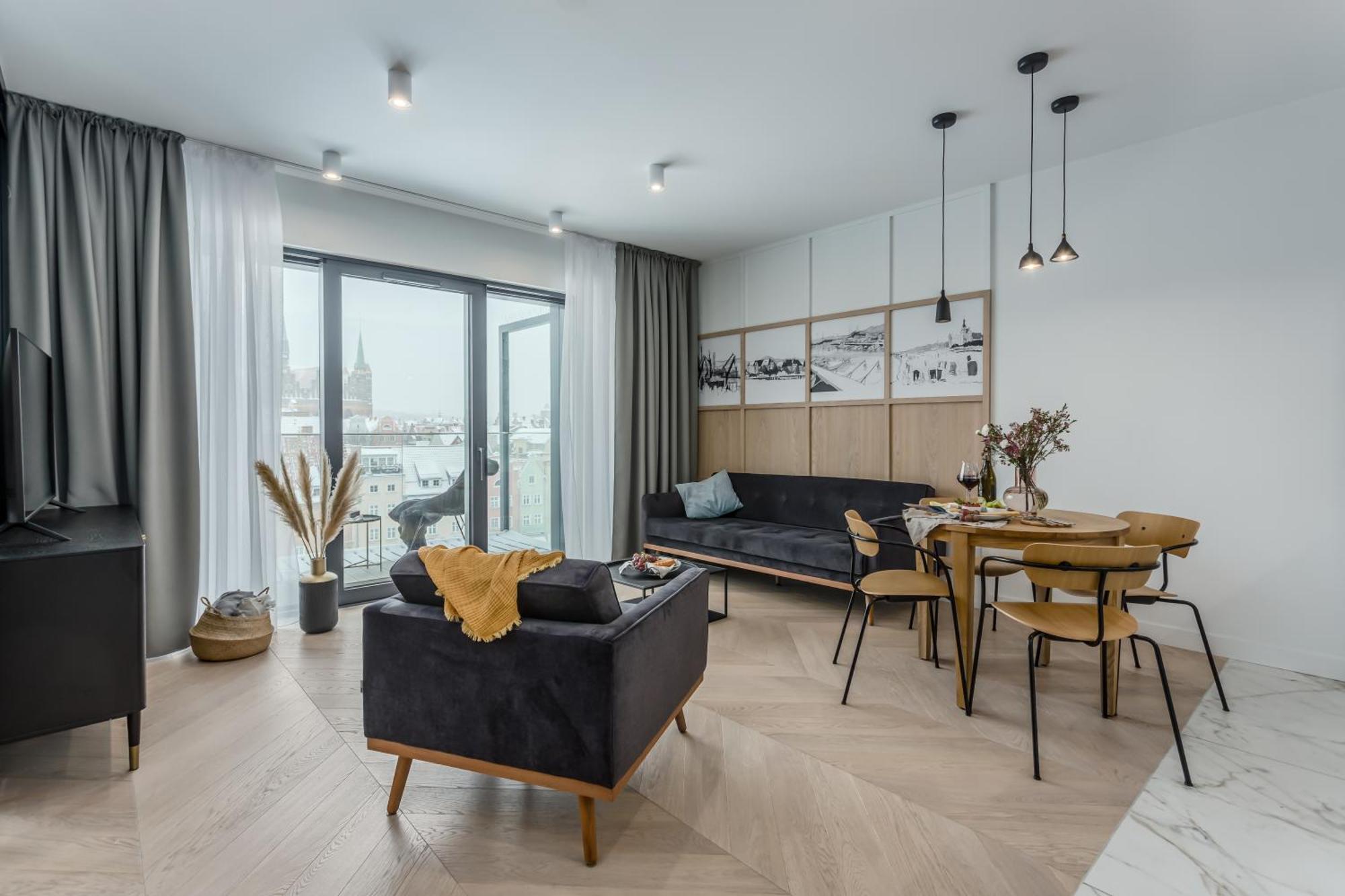 Apartamenty Deo Plaza By Rent Like Home 格但斯克 外观 照片