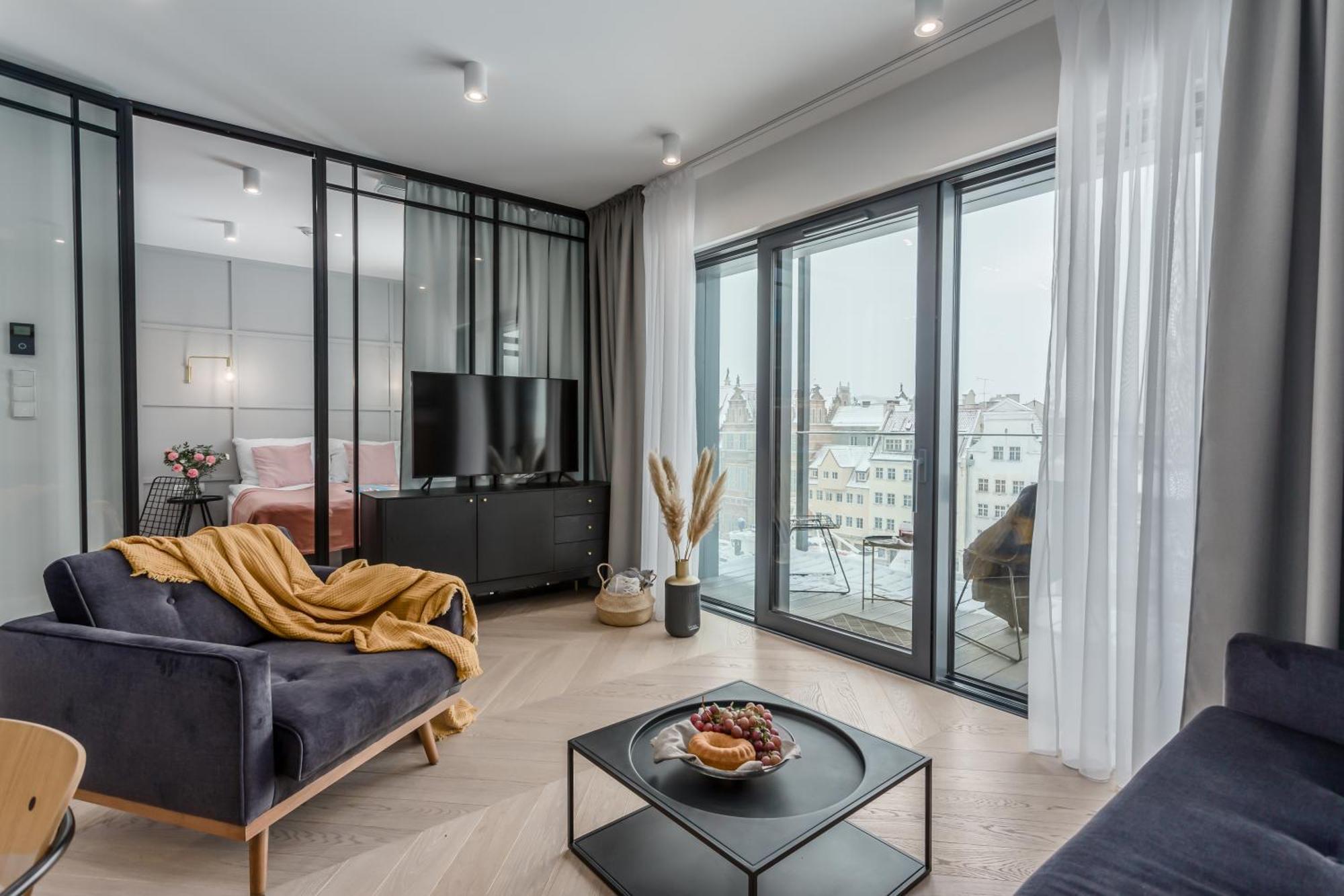 Apartamenty Deo Plaza By Rent Like Home 格但斯克 外观 照片
